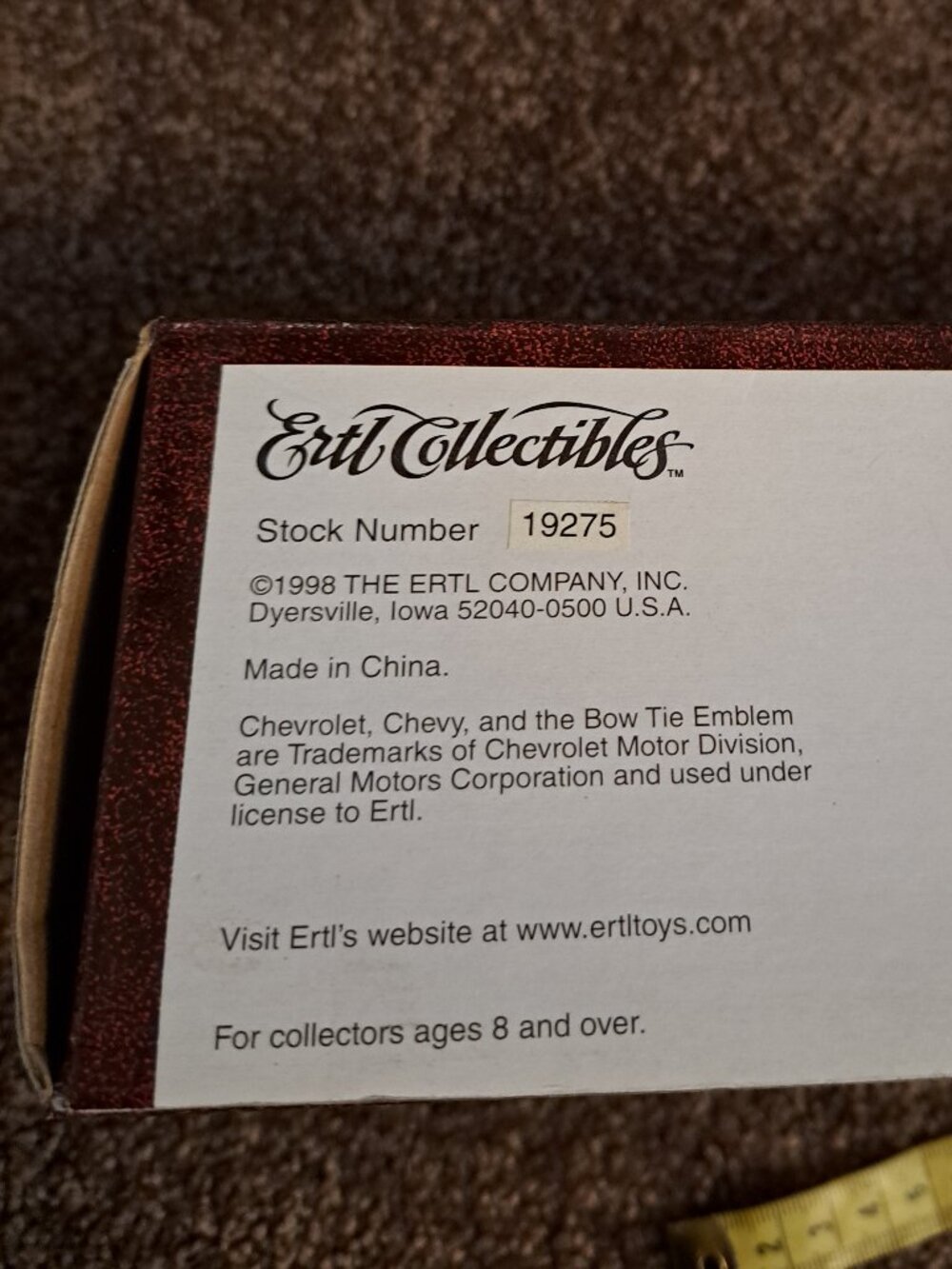 NIB Ertl Collectibles die cast Tractor Supply Co. 1938 Chevy Panel Truck Bank - Picture 6 of 8